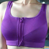 Zipper Sports Bra Gym