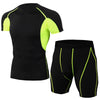 Men sport suit elastic tights