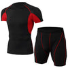 Men sport suit elastic tights
