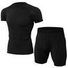 Men sport suit elastic tights