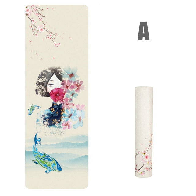Yoga Mat Non-Slip Printed