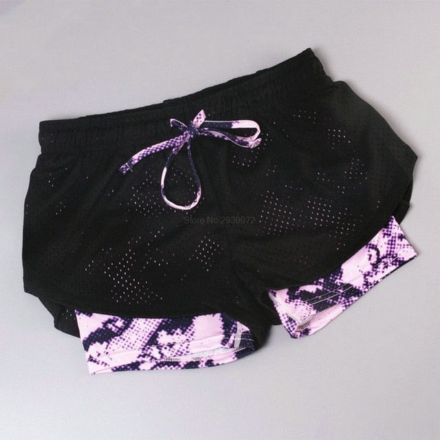 Women Breathable Gym Yoga Shorts