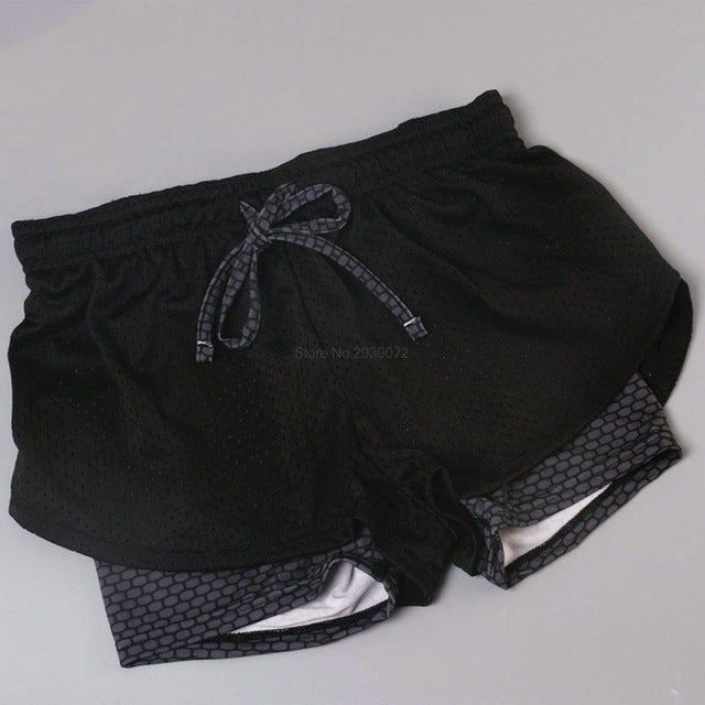 Women Breathable Gym Yoga Shorts