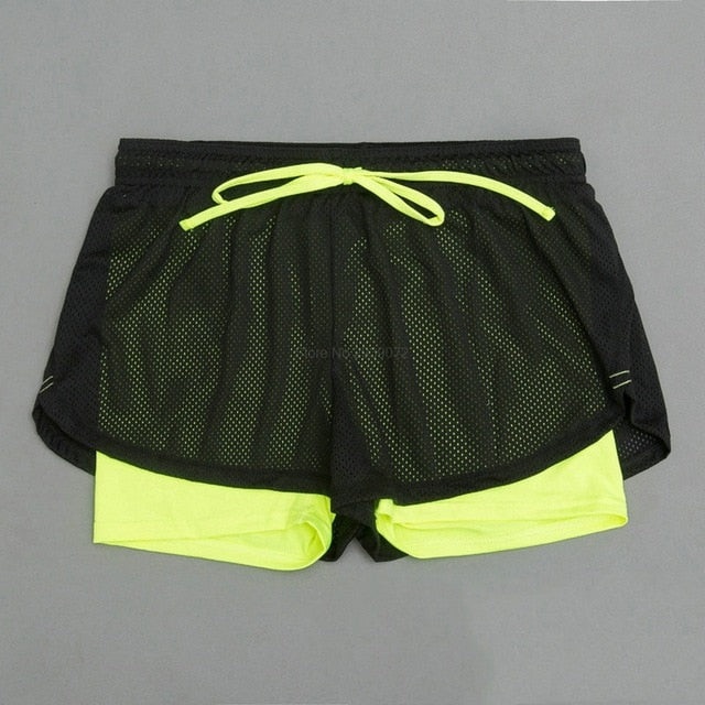 Women Breathable Gym Yoga Shorts