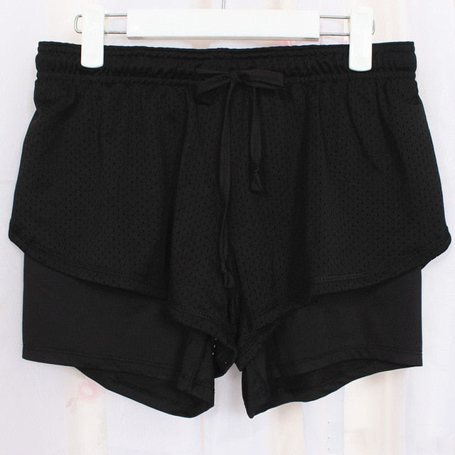 Women Breathable Gym Yoga Shorts
