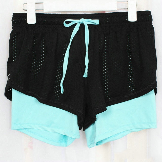 Women Breathable Gym Yoga Shorts