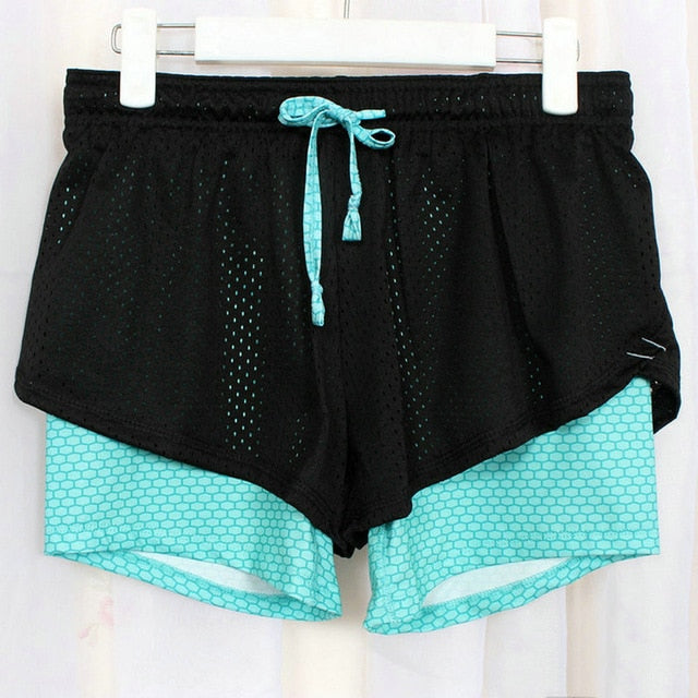 Women Breathable Gym Yoga Shorts