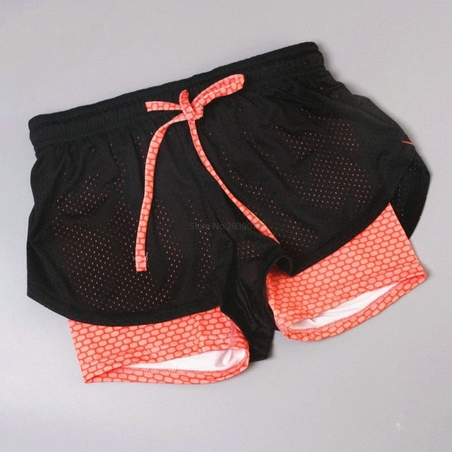 Women Breathable Gym Yoga Shorts