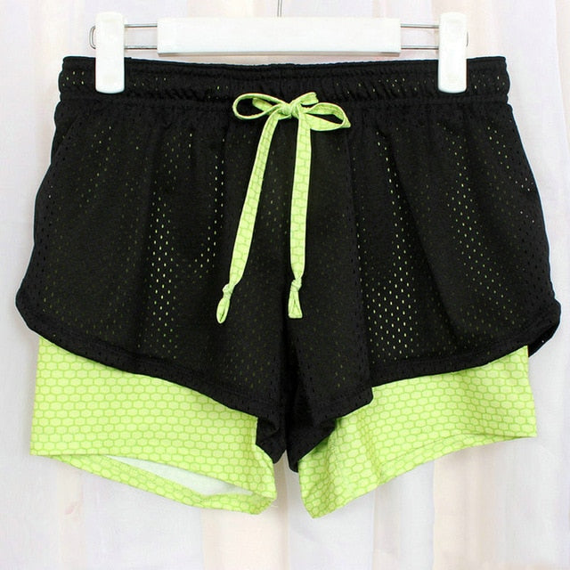 Women Breathable Gym Yoga Shorts