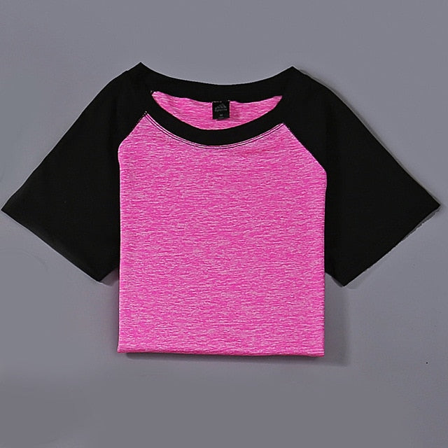 Women Fitness Top Spandex Neon